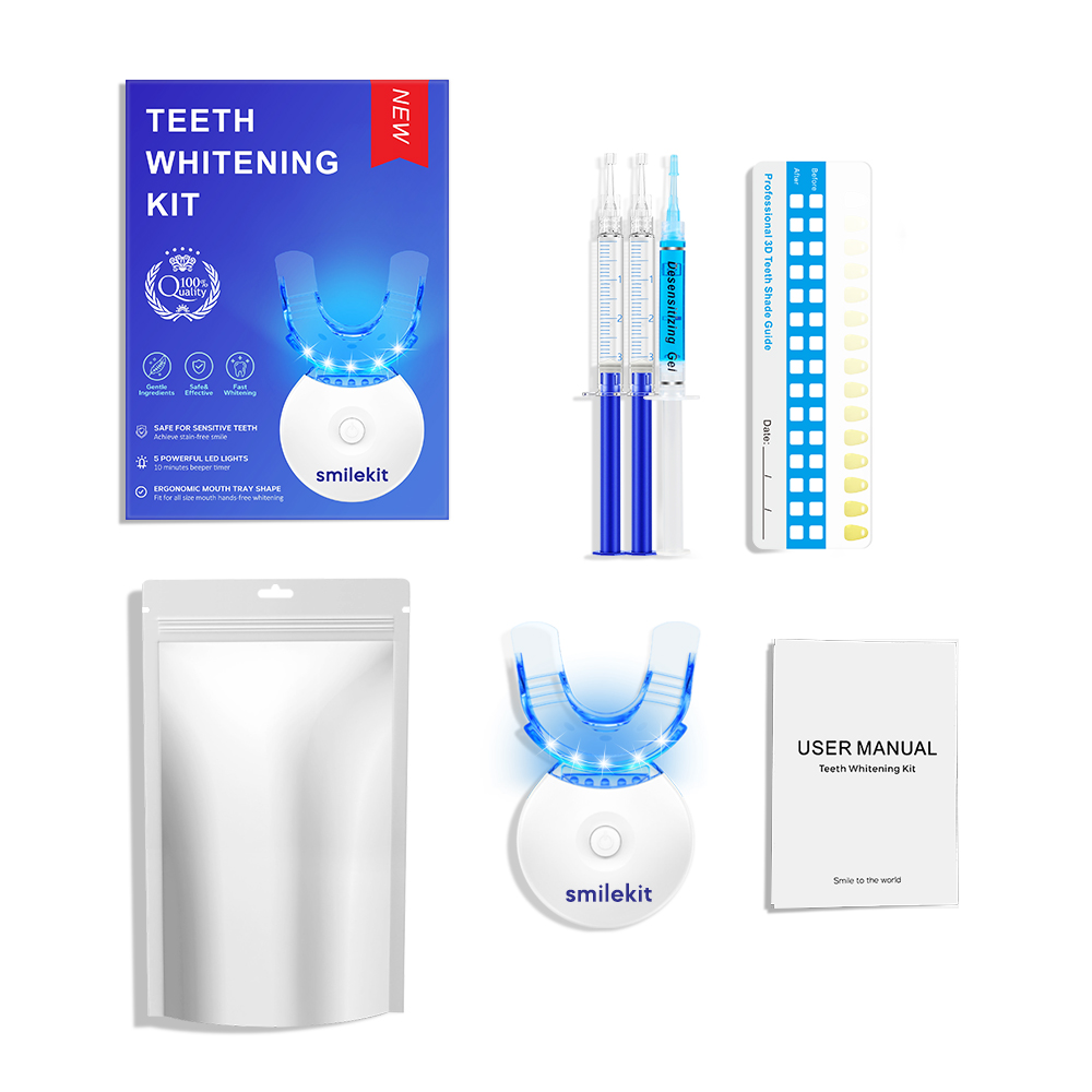 Teeth Whitening Price - ชุดฟอกสีฟัน - เครื่องฟอกสีฟันไฟ LED 5X พร้อมคาร์บาไมด์เปอร์ออกไซด์