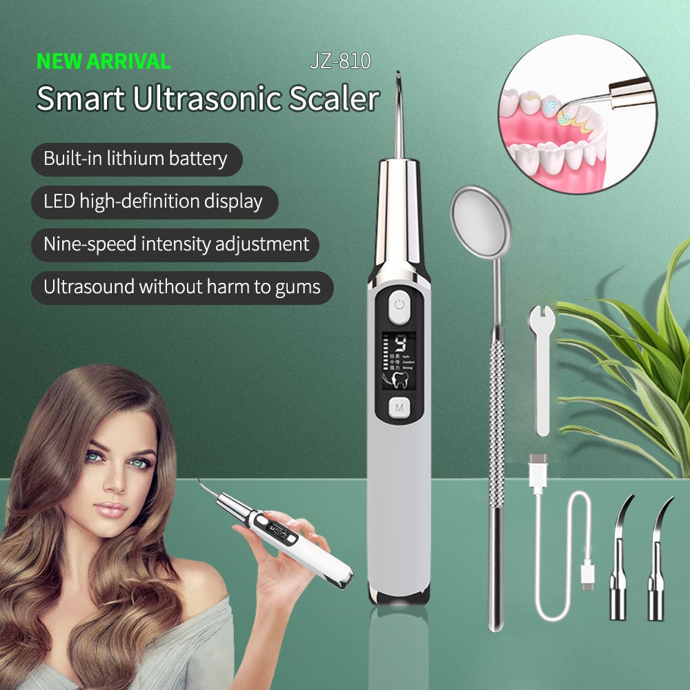 Teeth Whitening Or Tooth Whitening - ไฟฟ้าโซนิคทันตกรรมแคลคูลัส Scaler ฟัน Tartar Remover แผ่นคราบทําความสะอาดกําจัดฟันไวท์เทนนิ่งแบบพกพาพร้อม