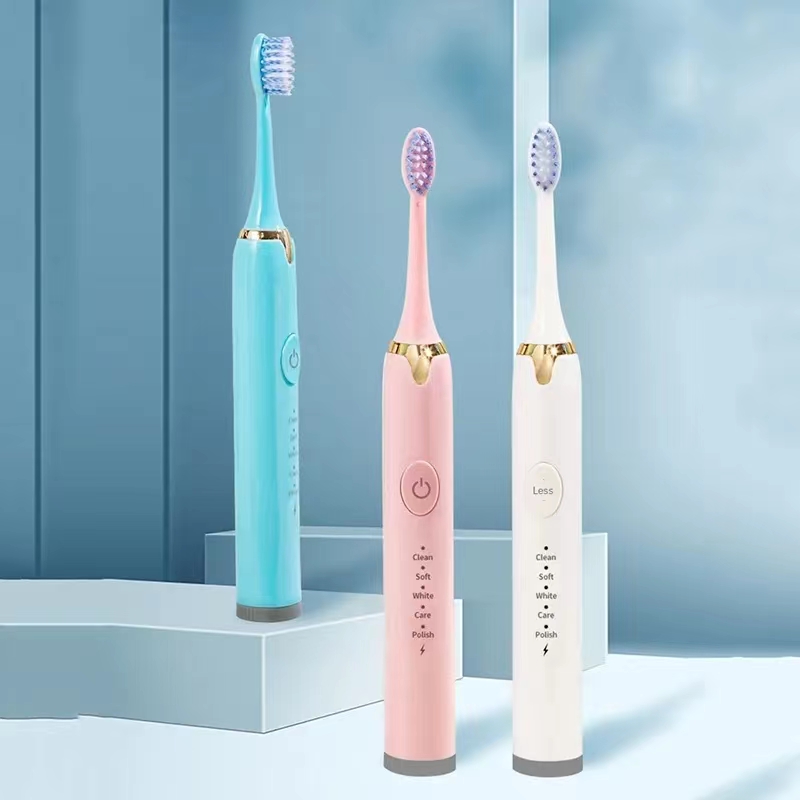 Teeth Whitening Or Tooth Whitening - แปรงสีฟันไฟฟ้าอัลตราโซนิคทรงพลังชาร์จ USB แปรงสีฟันไฟฟ้าแบบชาร์จไฟได้แปรงสีฟันอิเล็กทรอนิกส์ที่ล้างทำความสะอาดได้