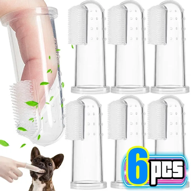ซิลิโคนสัตว์เลี้ยง Finger Cuff - Teeth Whitening Brush บทวิจารณ์และราคา
