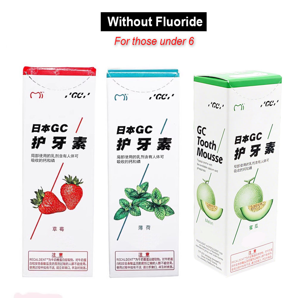 ญี่ปุ่น GC ฟัน Mousse Plus Den - Teeth Whitening Japan บทวิจารณ์และราคา
