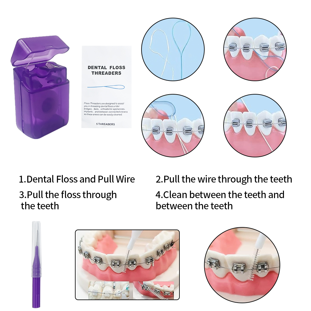 8 ชิ้น/เซ็ตจัดฟันทันตกรรม Care - Teeth Whitening Brush บทวิจารณ์และราคา