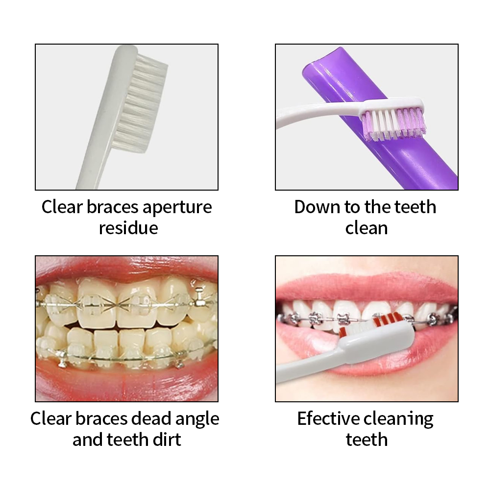 8 ชิ้น/เซ็ตจัดฟันทันตกรรม Care - Teeth Whitening Brush บทวิจารณ์และราคา