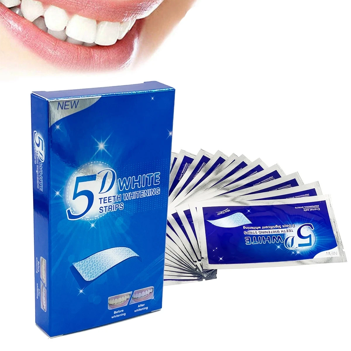 แผ่นฟอกฟันขาว White Tooth สำหร - Teeth Whitening Price บทวิจารณ์และราคา