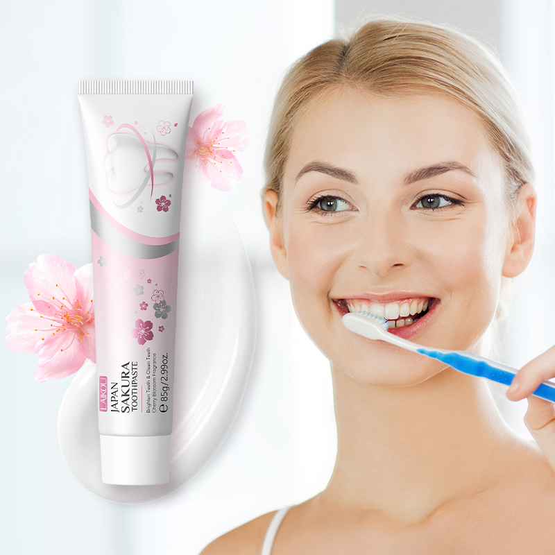 LAIKOU ญี่ปุ่นซากุระยาสีฟันไวท - Teeth Whitening Japan บทวิจารณ์และราคา