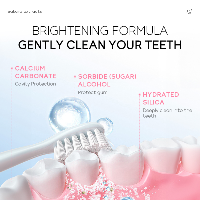 LAIKOU ญี่ปุ่นซากุระยาสีฟันไวท - Teeth Whitening Japan บทวิจารณ์และราคา