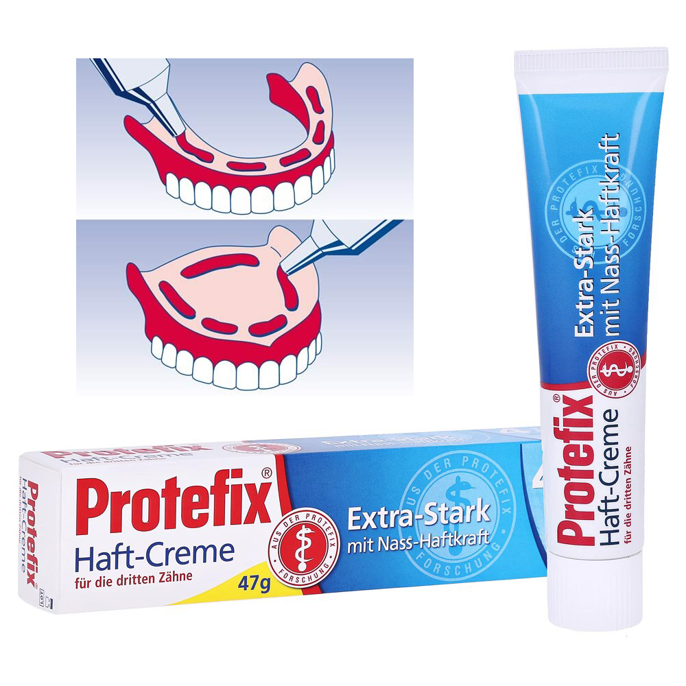 ครีมติดกาว Protefix สำหรับยึดฟ - Teeth Whitening Ingredients บทวิจารณ์และราคา