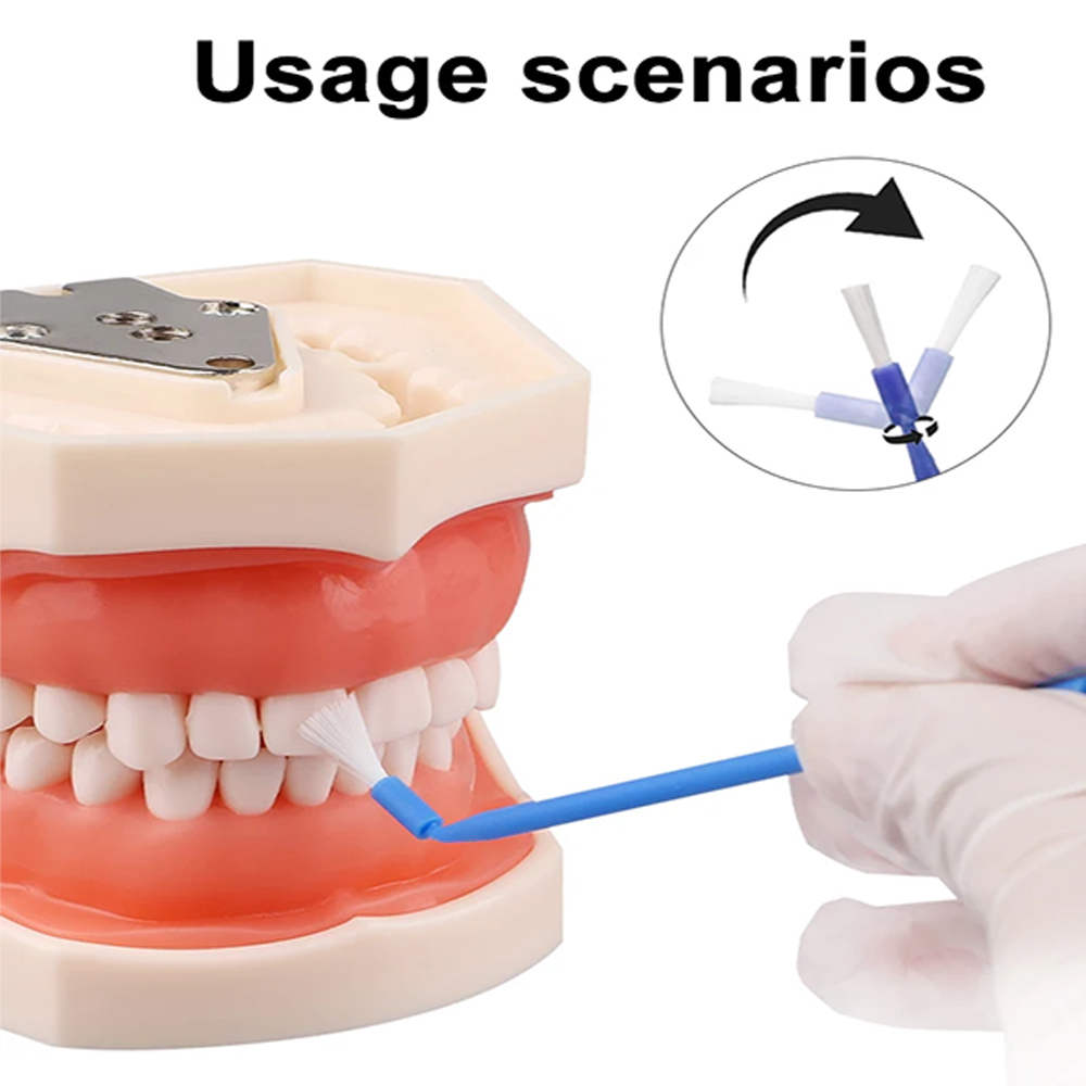 แปรงไมโครแบบใช้แล้วทิ้งสำหรับท - Teeth Whitening Brush บทวิจารณ์และราคา
