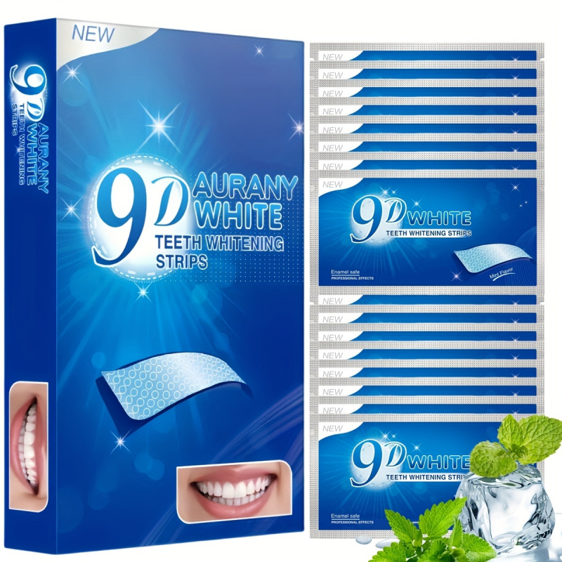 แถบฟอกสีฟัน Aurany White 9D 21 - Teeth Whitening Price บทวิจารณ์และราคา