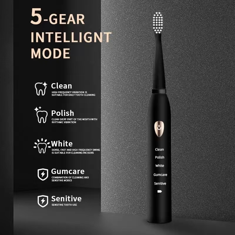 แปรงสีฟันไฟฟ้าอัลตราโซนิคสำหรั - Teeth Whitening Or Tooth Whitening บทวิจารณ์และราคา
