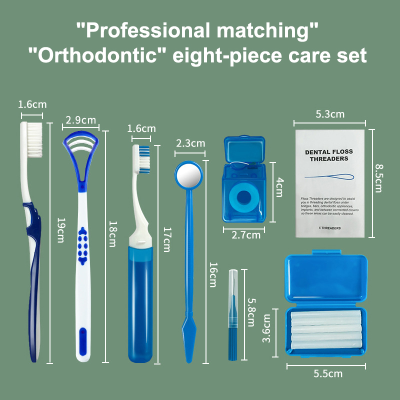 ชุดแปรงทำความสะอาดฟัน 8 ชิ้น/ช - Teeth Whitening Brush บทวิจารณ์และราคา