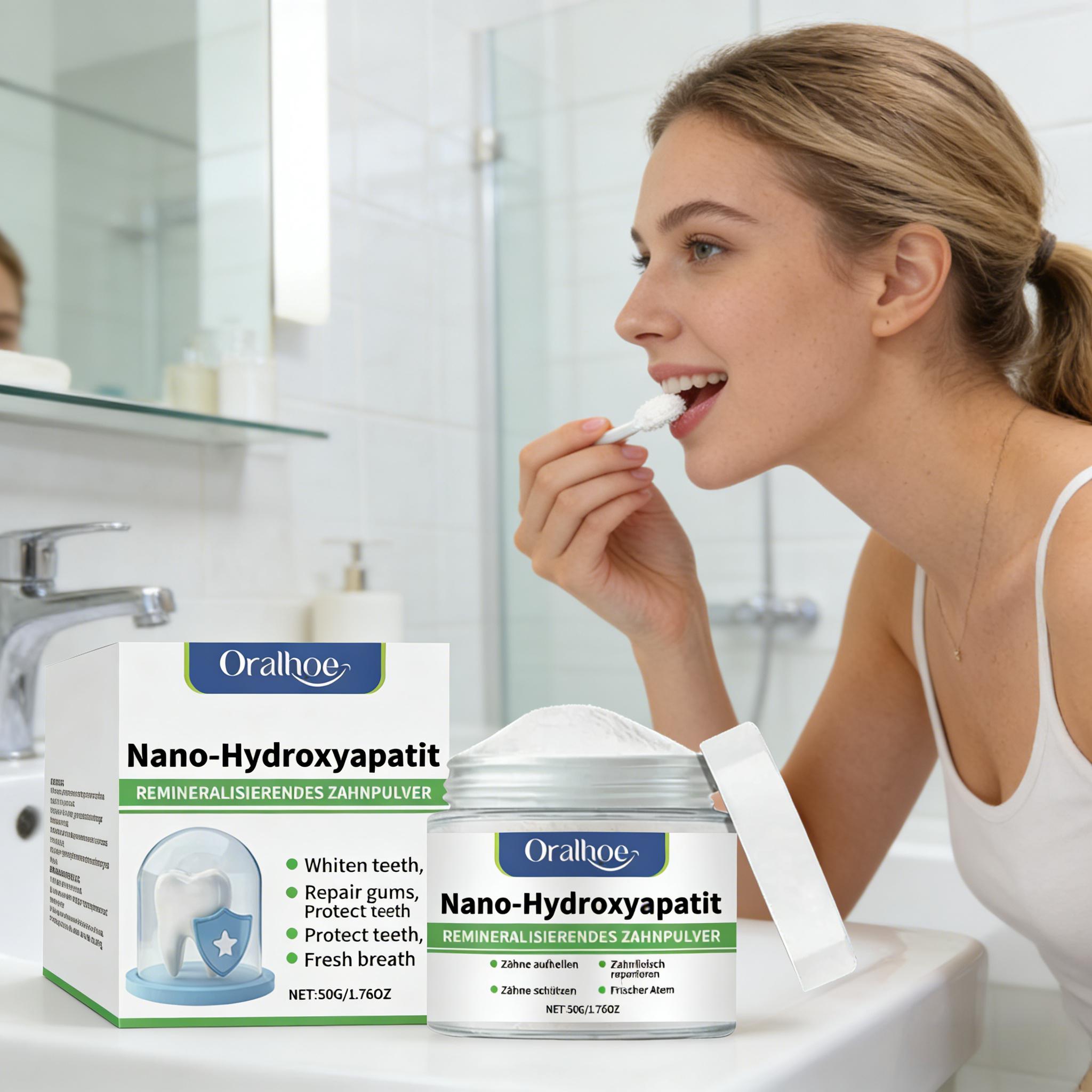 ผงฟอกสีฟัน Oralhoe ทำความสะอาด - Teeth Whitening Ingredients บทวิจารณ์และราคา