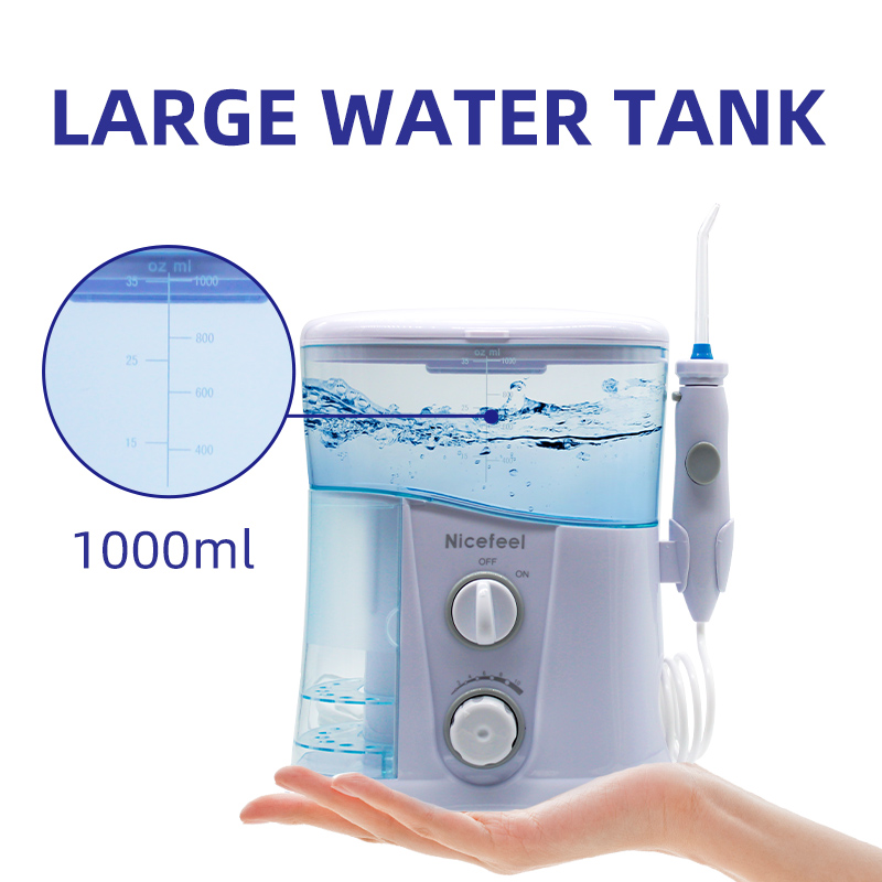 1000ml Oral Irrigator น้ํา Flo - Teeth Whitening Or Tooth Whitening บทวิจารณ์และราคา