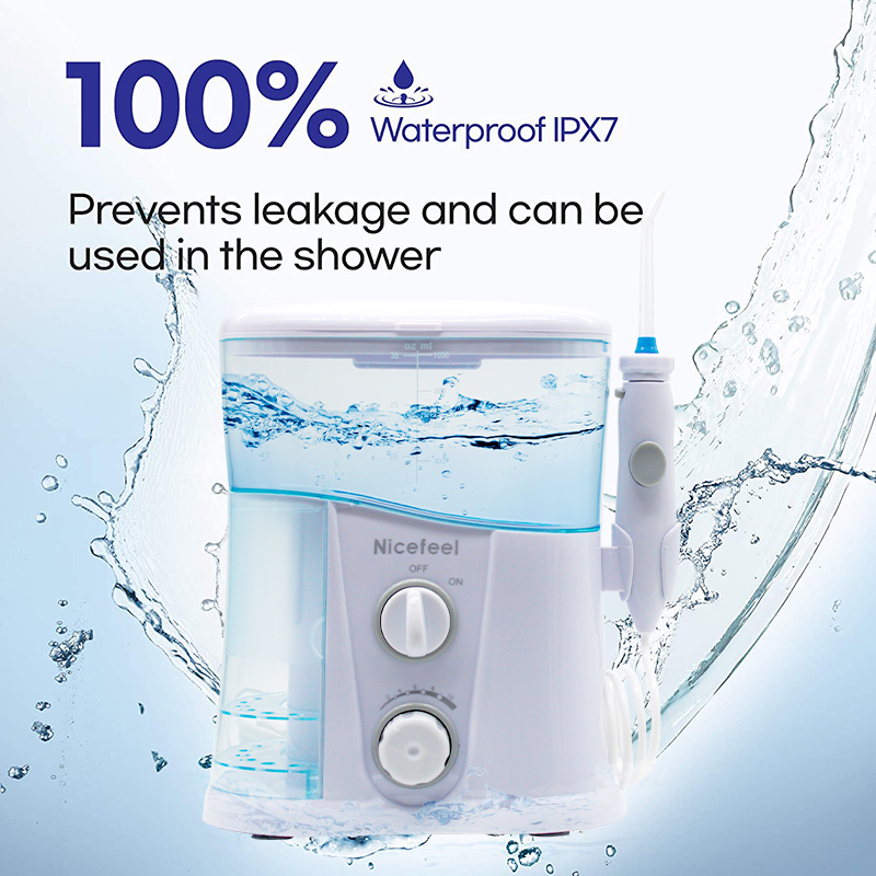 1000ml Oral Irrigator น้ํา Flo - Teeth Whitening Or Tooth Whitening บทวิจารณ์และราคา