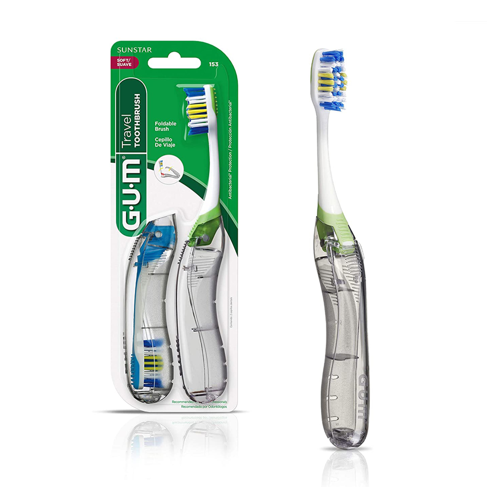 Gum แปรงสีฟันเวลาเดินทางแบบพับ - Teeth Whitening Japan บทวิจารณ์และราคา