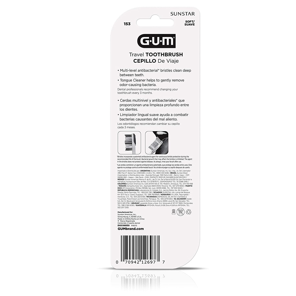 Gum แปรงสีฟันเวลาเดินทางแบบพับ - Teeth Whitening Japan บทวิจารณ์และราคา