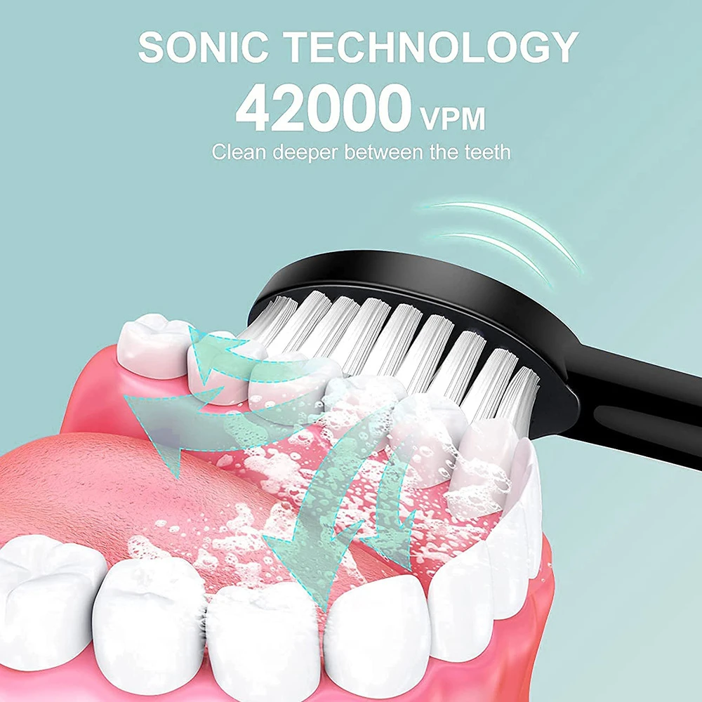โซนิคแปรงสีฟันไฟฟ้าผู้ใหญ่สมาร - Teeth Whitening Or Tooth Whitening บทวิจารณ์และราคา