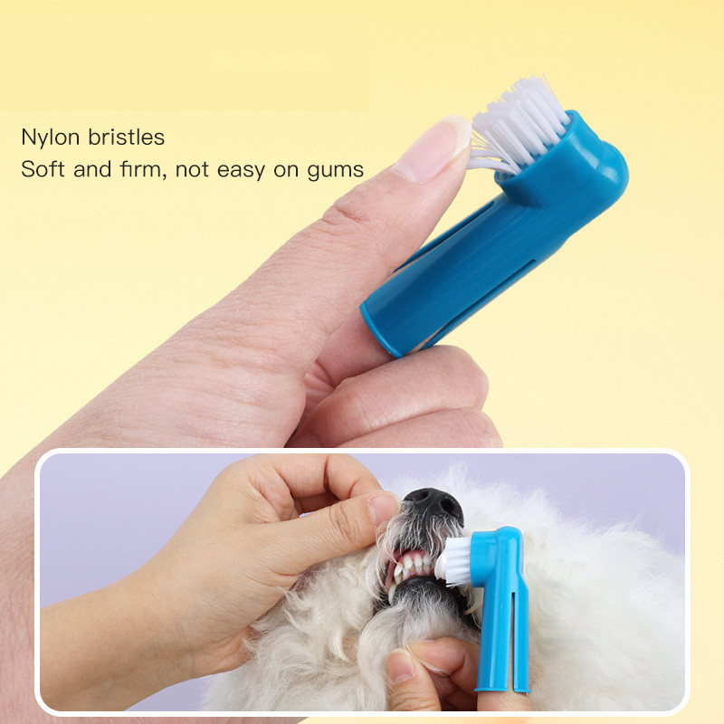 สัตว์เลี้ยงนุ่มนิ้วมือสุนัขแปร - Teeth Whitening Brush บทวิจารณ์และราคา