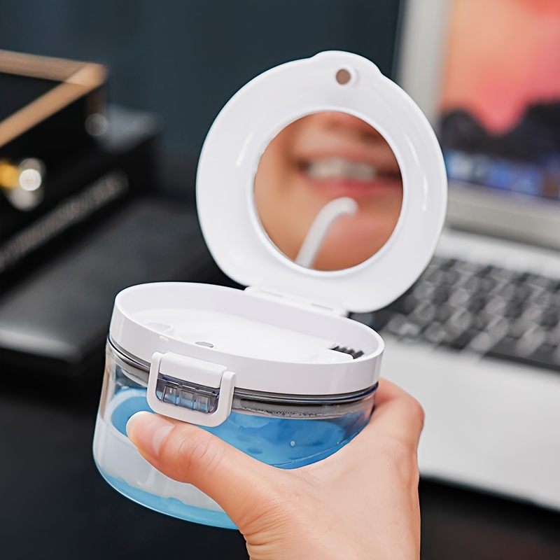 กล่องใส่รีเทนเนอร์แบบพกพา กล่อ - Teeth Whitening Brush บทวิจารณ์และราคา