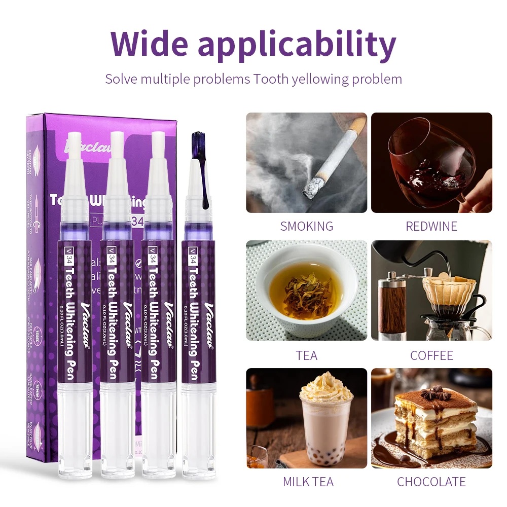 วาคลาฟ V34 ปากกาเจลฟอกสีฟันสีม - Teeth Whitening Price บทวิจารณ์และราคา